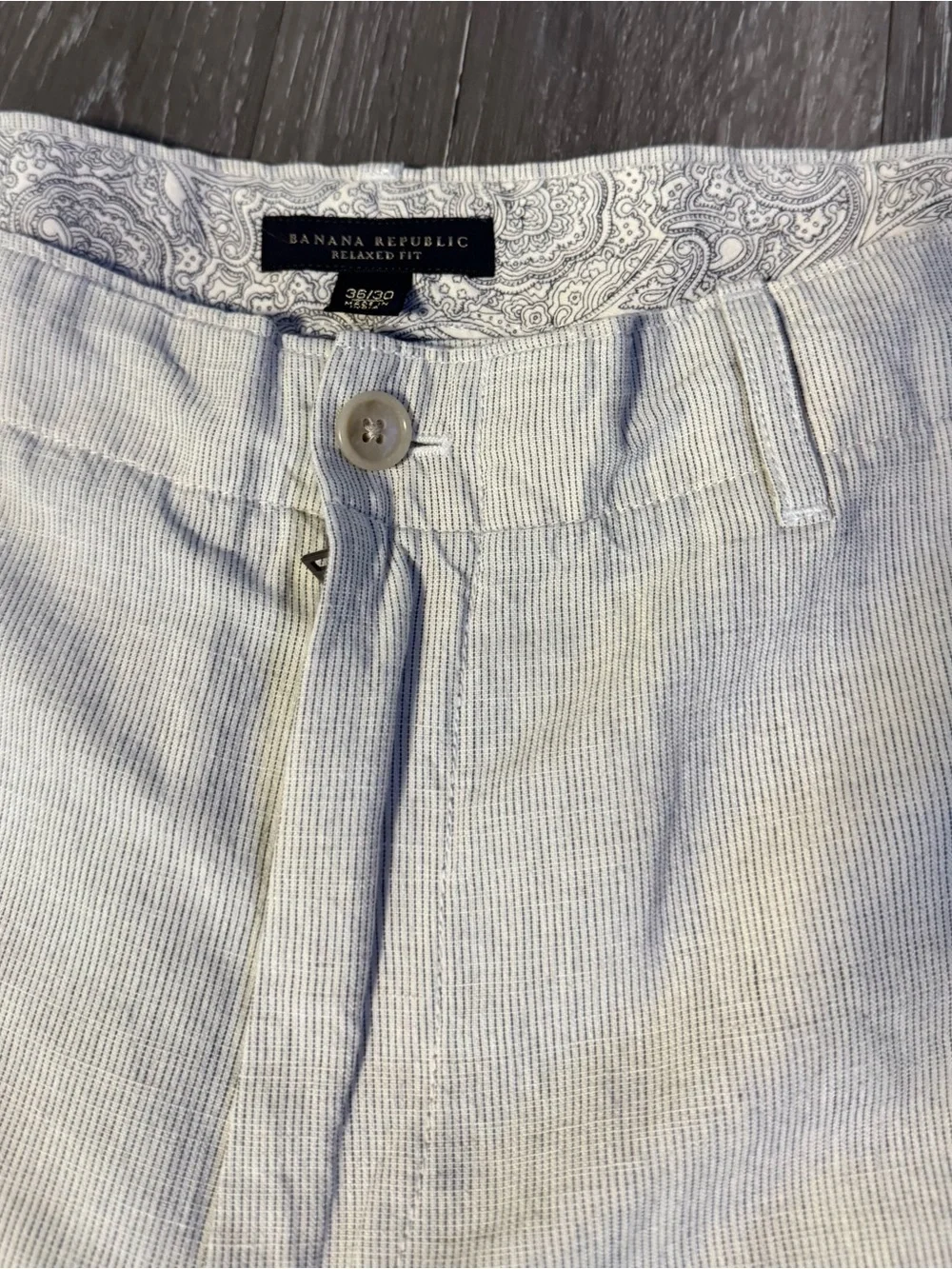 Banana Republic Men's Light Gray Chinos Size W36